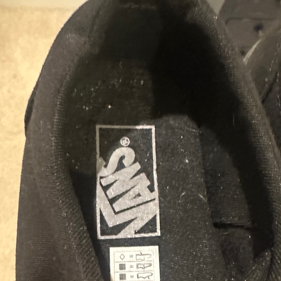 Vans Black Canvas WoMen's Sneakers size 9 - Picture 4 of 13